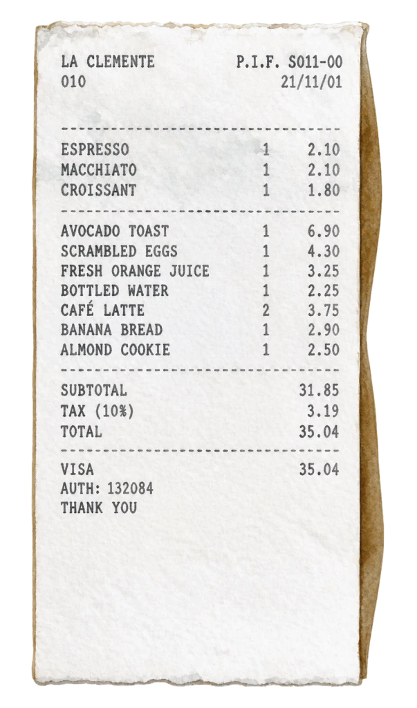 Receipt